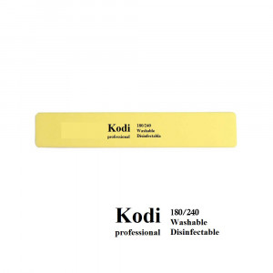 Пилка-баф Kodi Professional 180/240 жёлтая квадрат